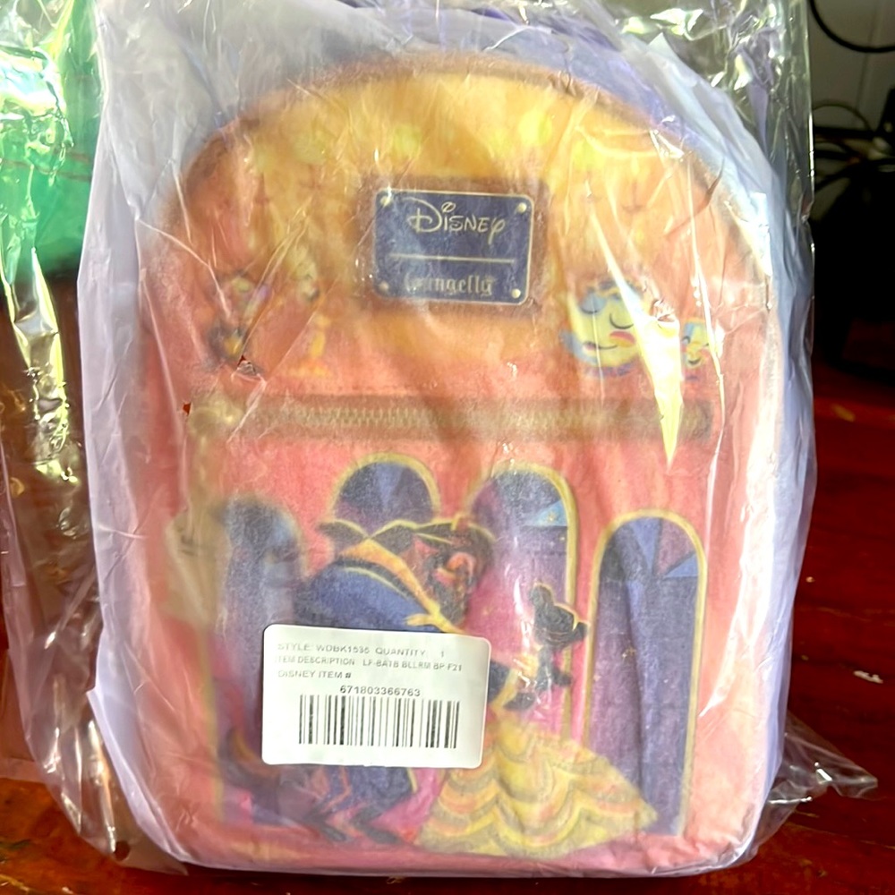 BNWT Disney Loungefly Beauty and the Beast 30th Anniversary